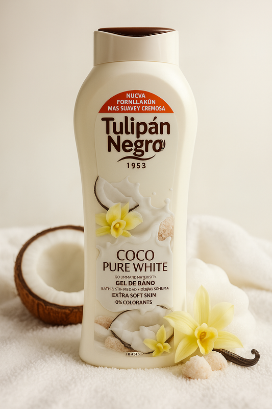 Gel Douche Tulipán Negro – Coco Pure White 650 ml